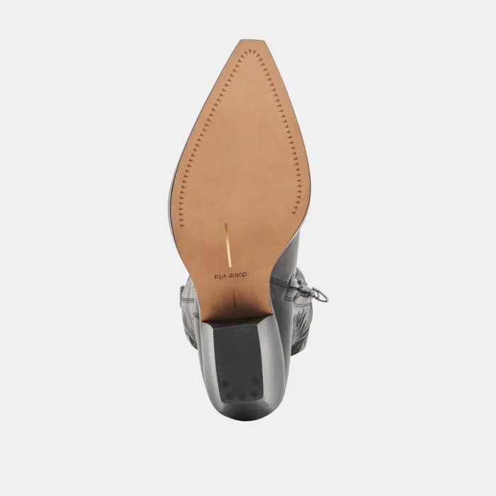 Dolce Vita Ryatt Boots Black Leather Women Boots and Booties