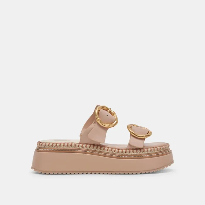 Dolce Vita Rysha Sandals Cream Leather Women Sandals