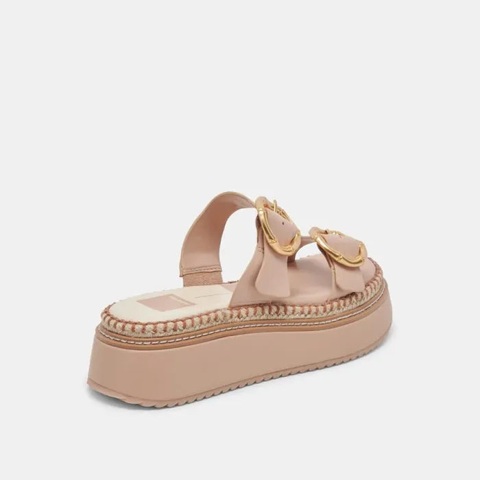 Dolce Vita Rysha Sandals Cream Leather Women Sandals