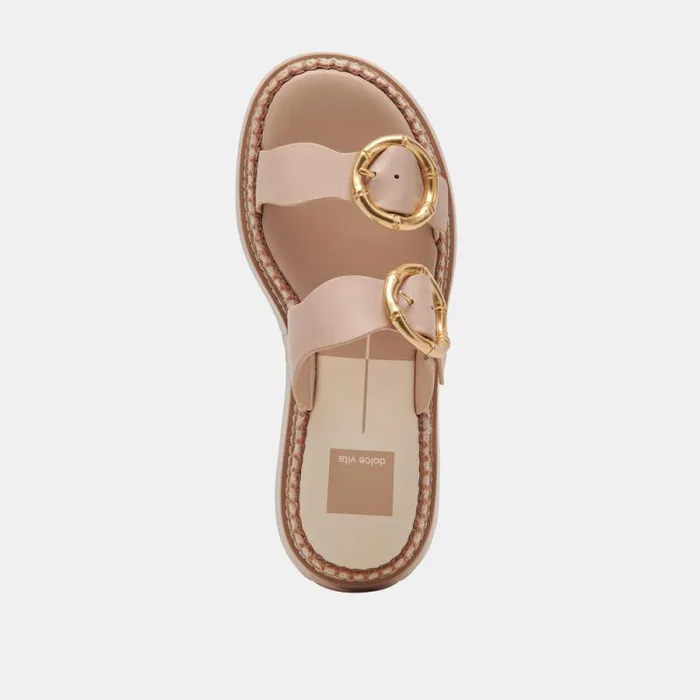 Dolce Vita Rysha Sandals Cream Leather Women Sandals