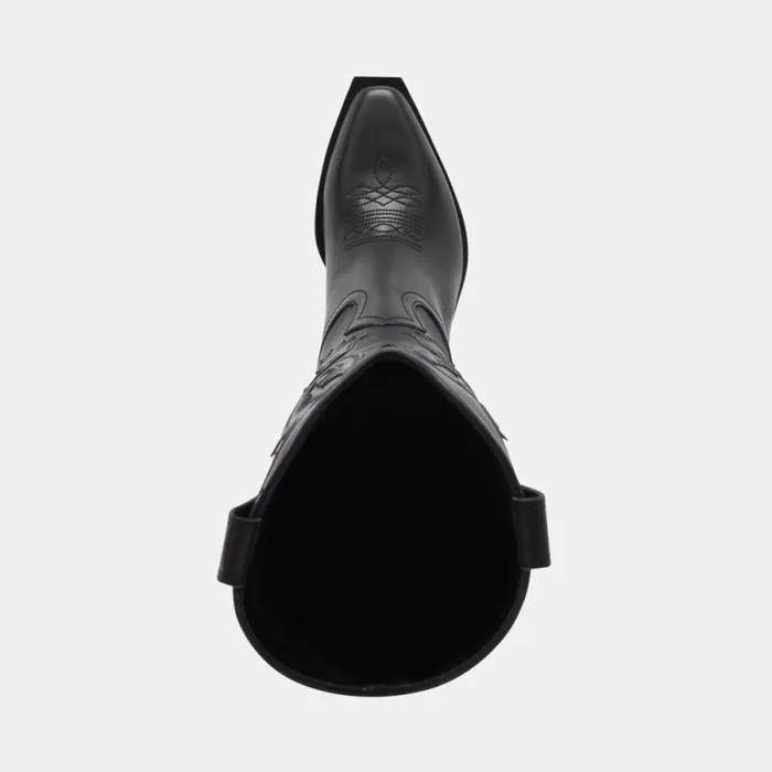 Dolce Vita Samsin Boots Black Leather Women Boots and Booties
