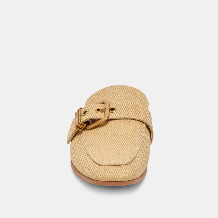 Dolce Vita Santel Flats Honey Raffia Women Flats and Loafers