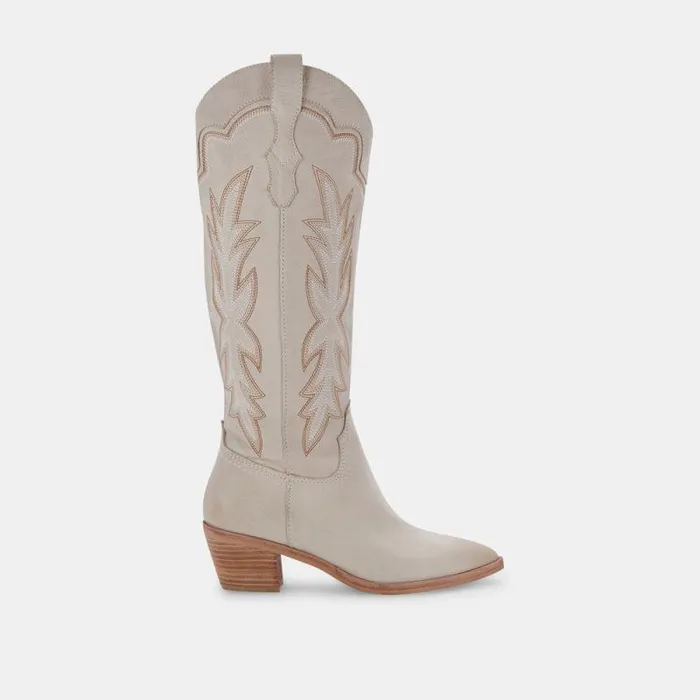 Dolce Vita Shiren Boots Sand Nubuck Women Boots and Booties