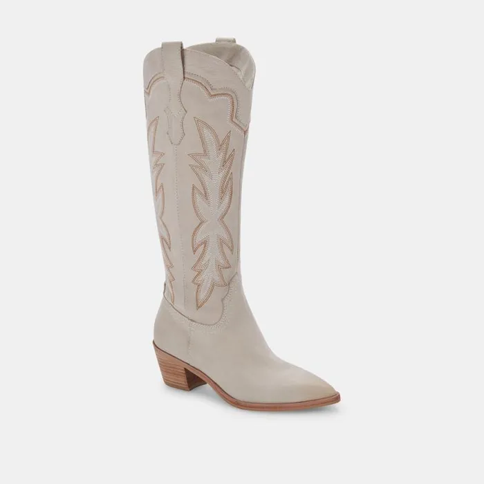 Dolce Vita Shiren Boots Sand Nubuck Women Boots and Booties