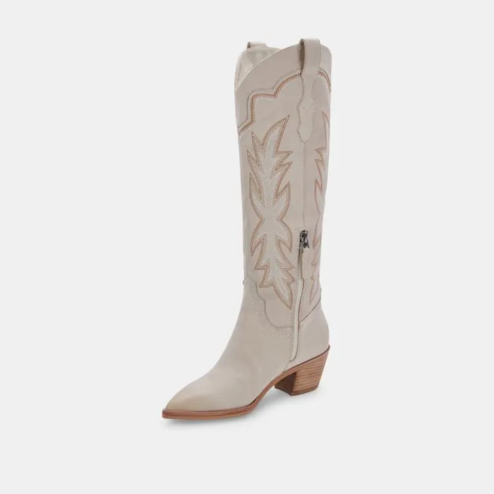 Dolce Vita Shiren Boots Sand Nubuck Women Boots and Booties