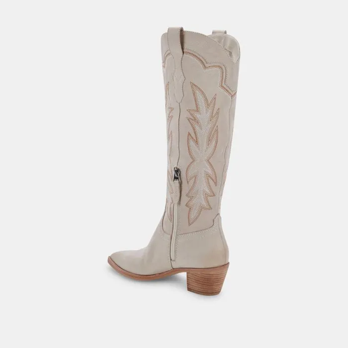 Dolce Vita Shiren Boots Sand Nubuck Women Boots and Booties