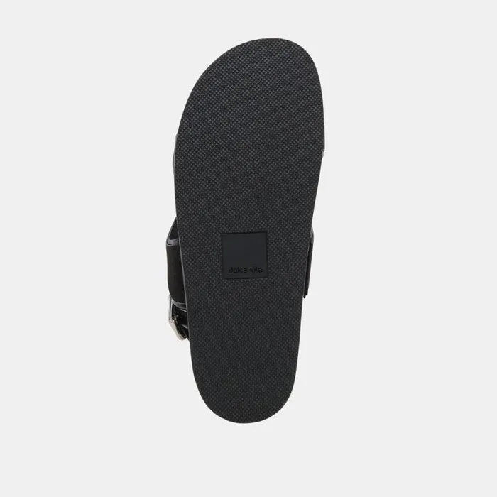 Dolce Vita Sindy Sandals Black Nubuck Women Sandals