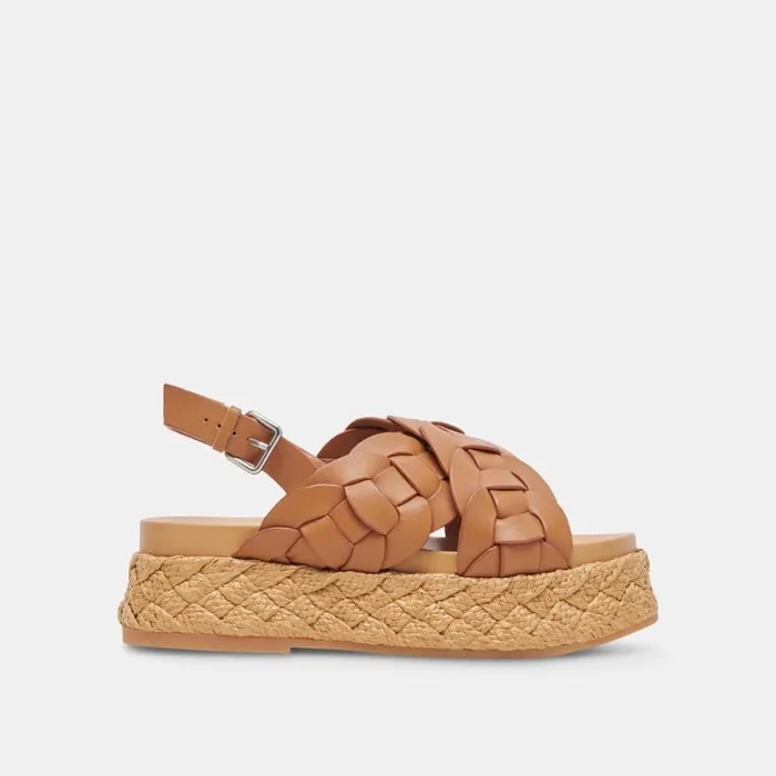 Dolce Vita Winder Sandals Tan Leather Women Sandals