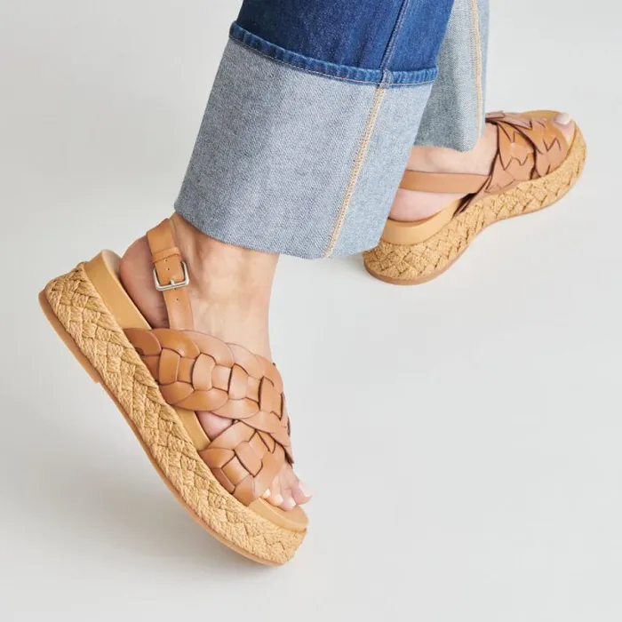 Dolce Vita Winder Sandals Tan Leather Women Sandals