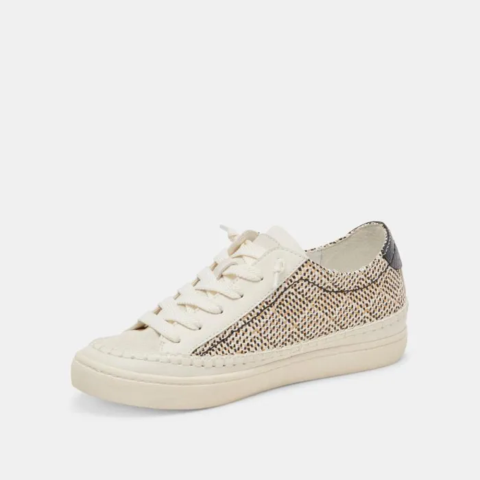 Dolce Vita Zolen Sneakers Black Natural Raffia Women Sneakers
