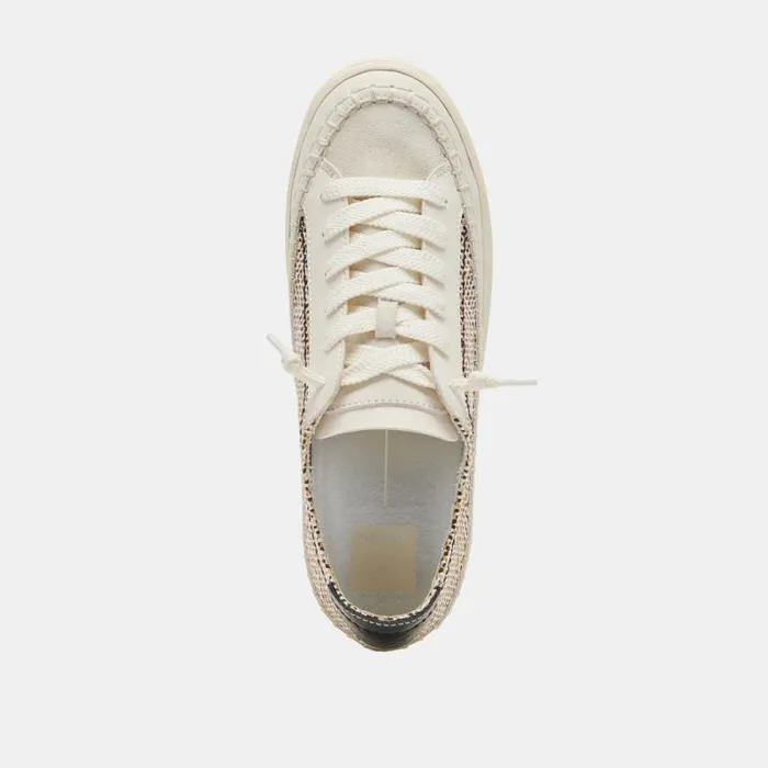 Dolce Vita Zolen Sneakers Black Natural Raffia Women Sneakers