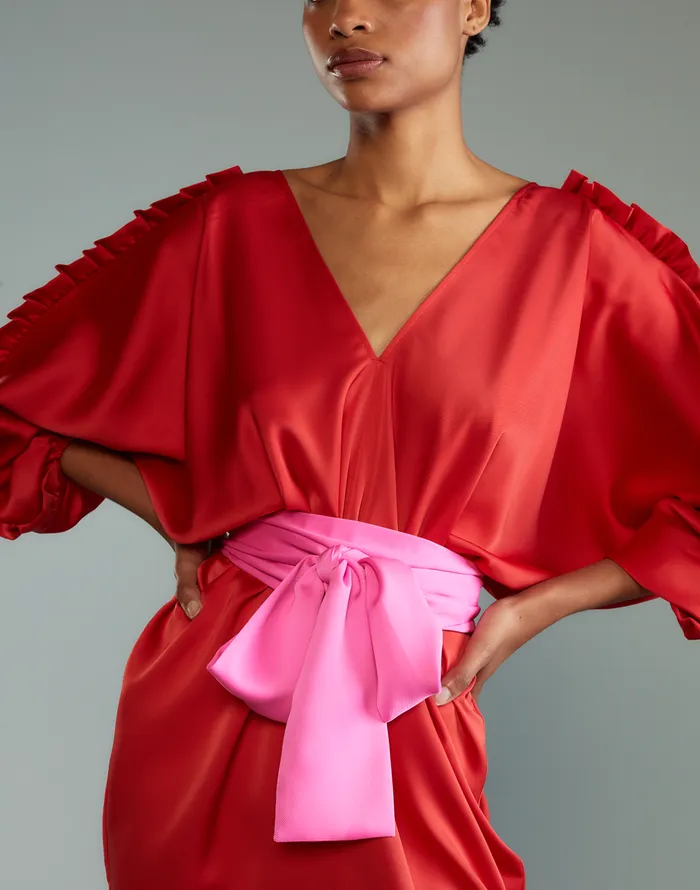 Dolman Sleeve Dance Dress 8211 Red Women Cynthia Rowley Dresses