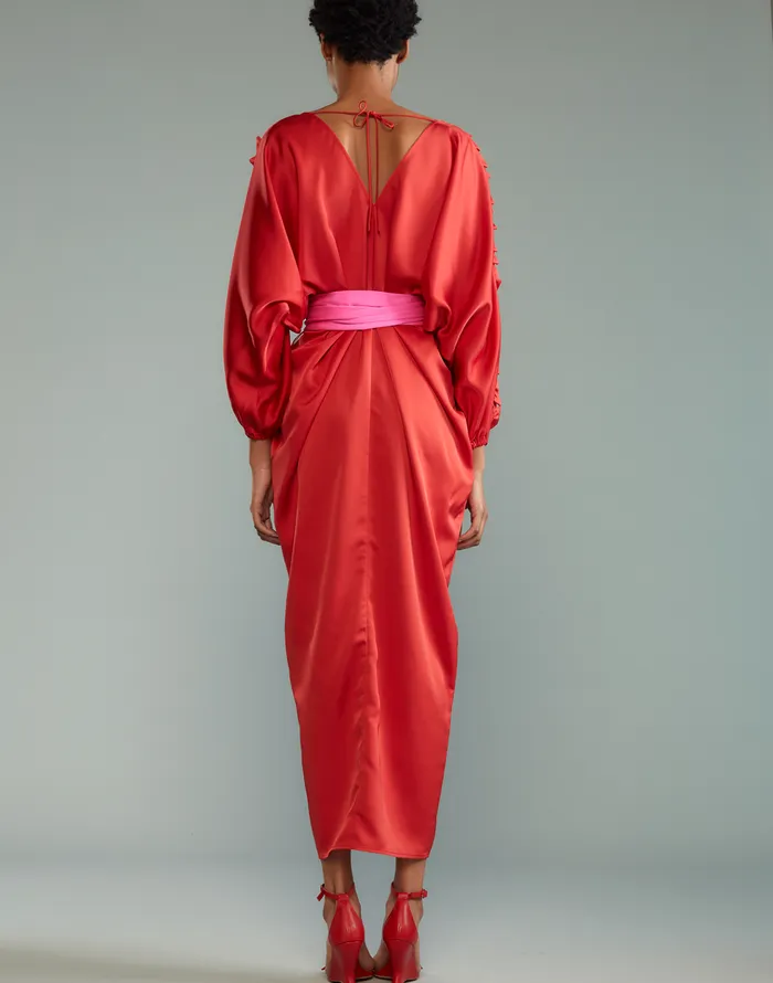 Dolman Sleeve Dance Dress 8211 Red Women Cynthia Rowley Dresses