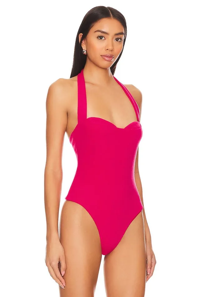 Dominique Bodysuit Dark Pink Women Lovers and Friends Tops