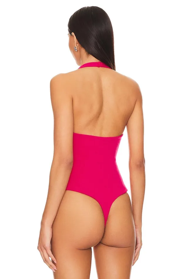 Dominique Bodysuit Dark Pink Women Lovers and Friends Tops