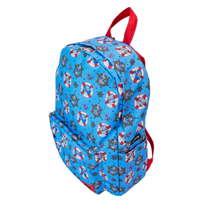 Donald Duck 90th Anniversary AllOver Print Nylon FullSize Backpack Unisex Loungefly Backpacks Donald Duck 90th Anniversary AllOver Print Nylon FullSize Backpack Unisex Loungefly Backpacks