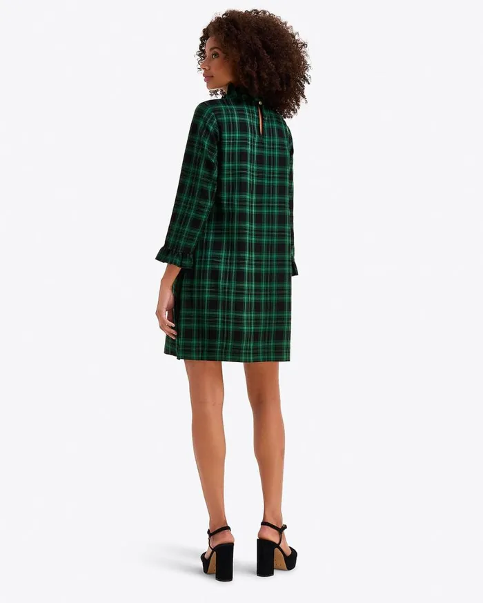 Draper James Dresses Women Lindsay Dress In Blackwatch Plaid