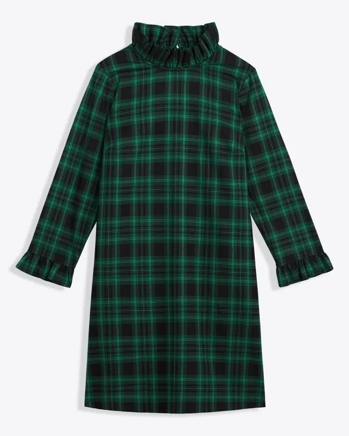 Draper James Dresses Women Lindsay Dress In Blackwatch Plaid