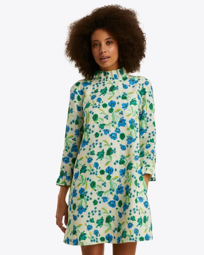 Draper James Dresses Women Lindsay Shift Mini Dress In Linen