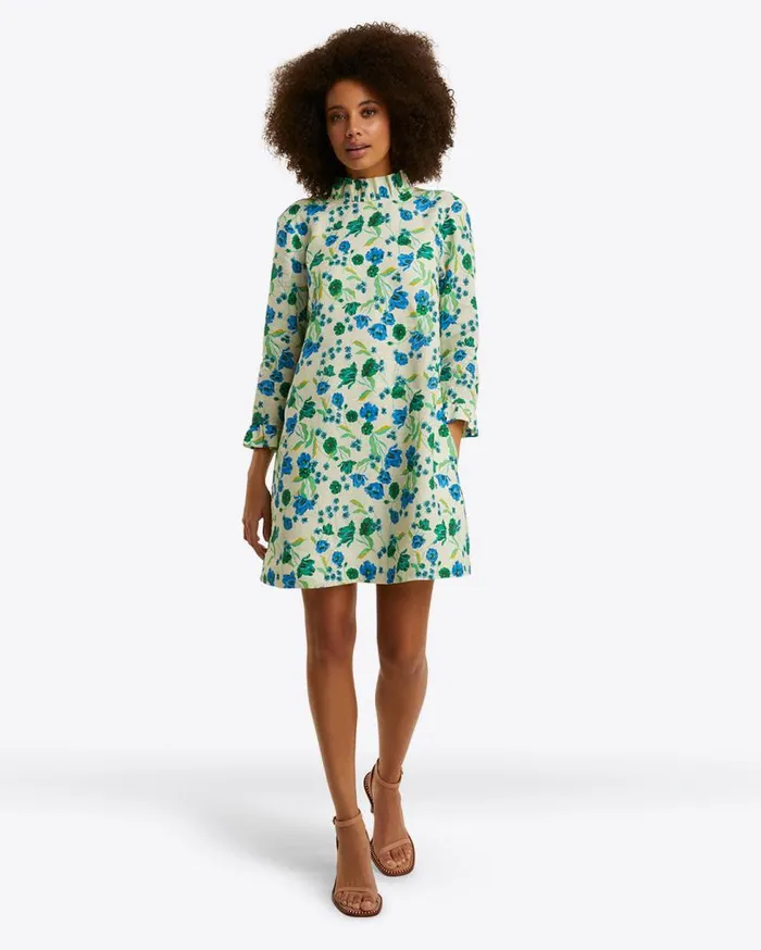 Draper James Dresses Women Lindsay Shift Mini Dress In Linen