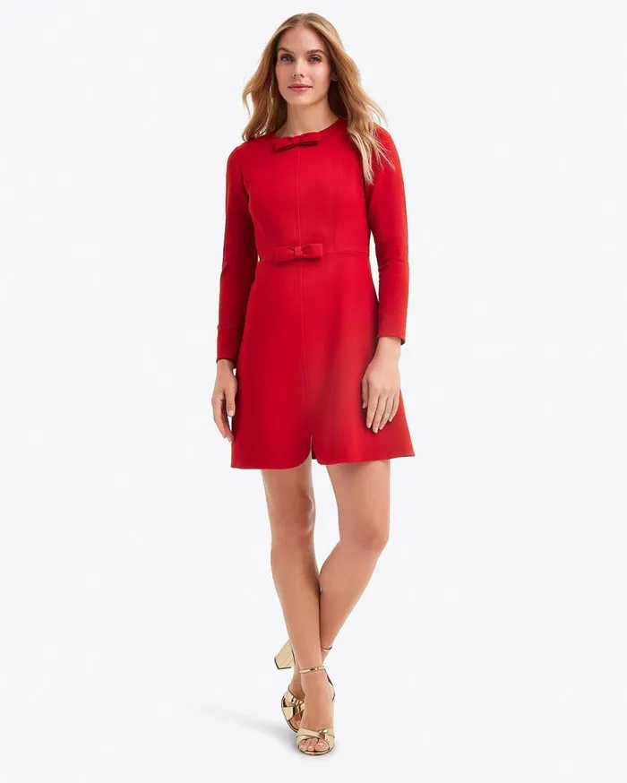 Draper James Dresses Women LongSleeve Sadie Shift Dress In Ponte