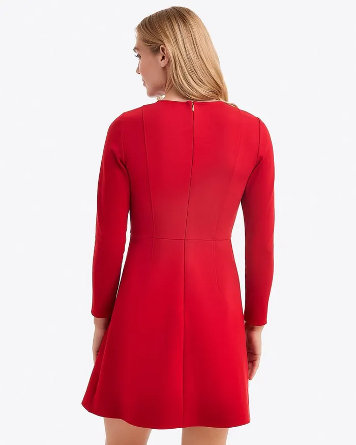 Draper James Dresses Women LongSleeve Sadie Shift Dress In Ponte