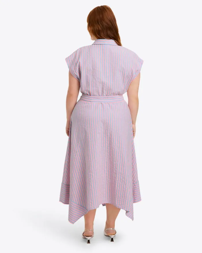 Draper James Dresses Women Trisha Handkerchief Dress In Seersucker Stripe