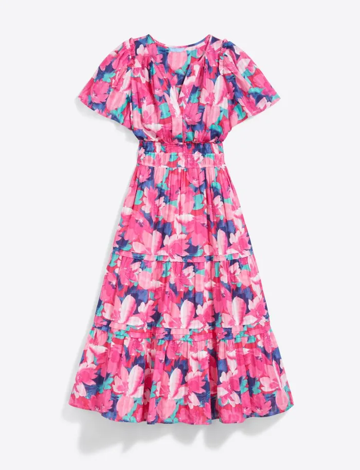 Draper James Extended Sizes Women Hollie Midi Dress In Shadow Stripe