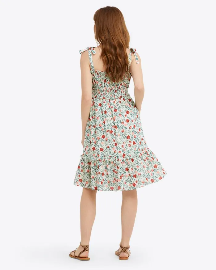 Draper James Extended Sizes Women Taylor Smocked Dress In Strawberry Field