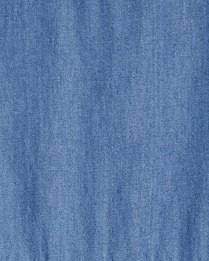Draper James Extended Sizes Women Tiered Trapeze Dress In Chambray