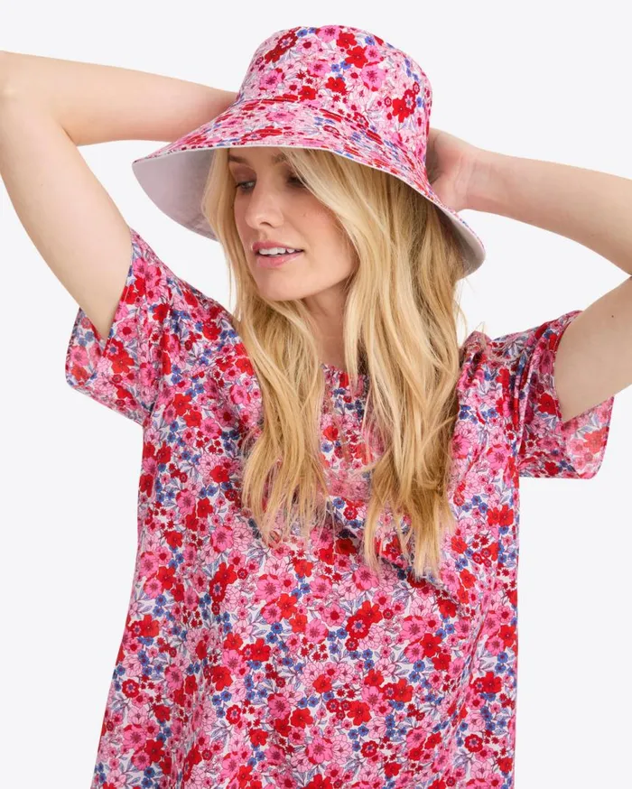Draper James Hats and Hair Women Reversible Bucket Hat