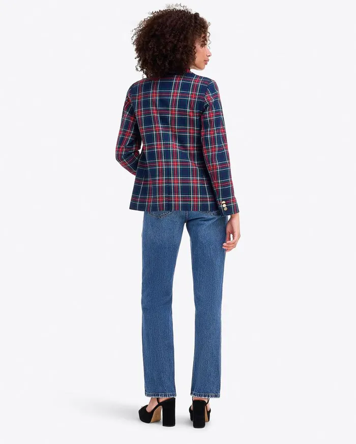 Draper James Jackets and Outerwear Women Blazer In Georgia Plaid
