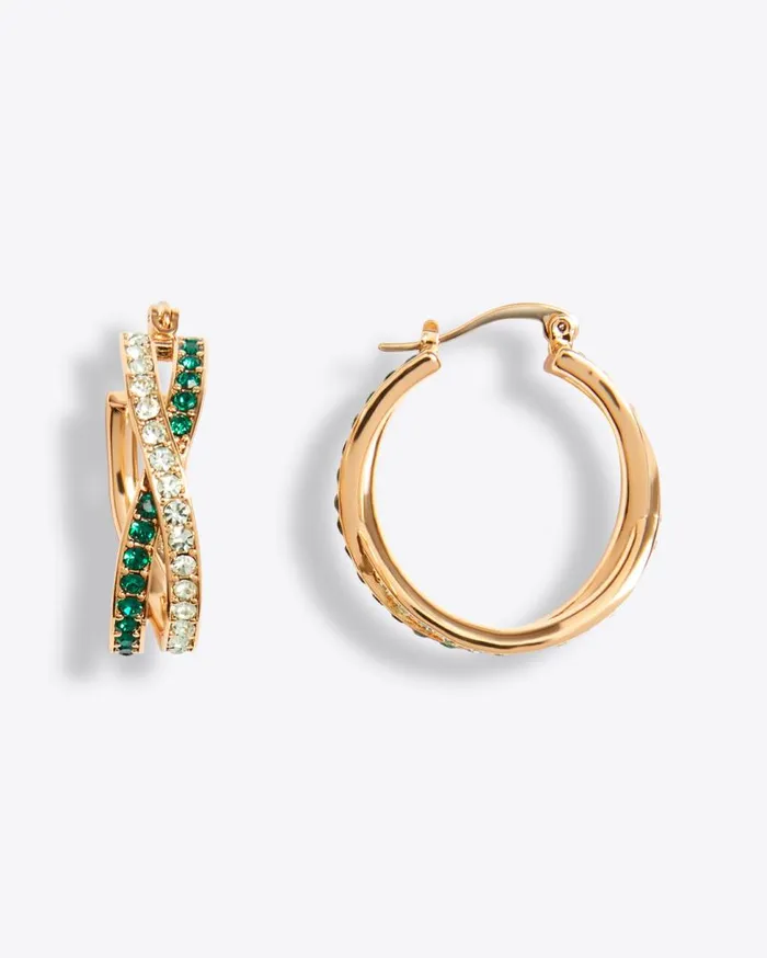 Draper James Jewelry Women Cross Over Hoops