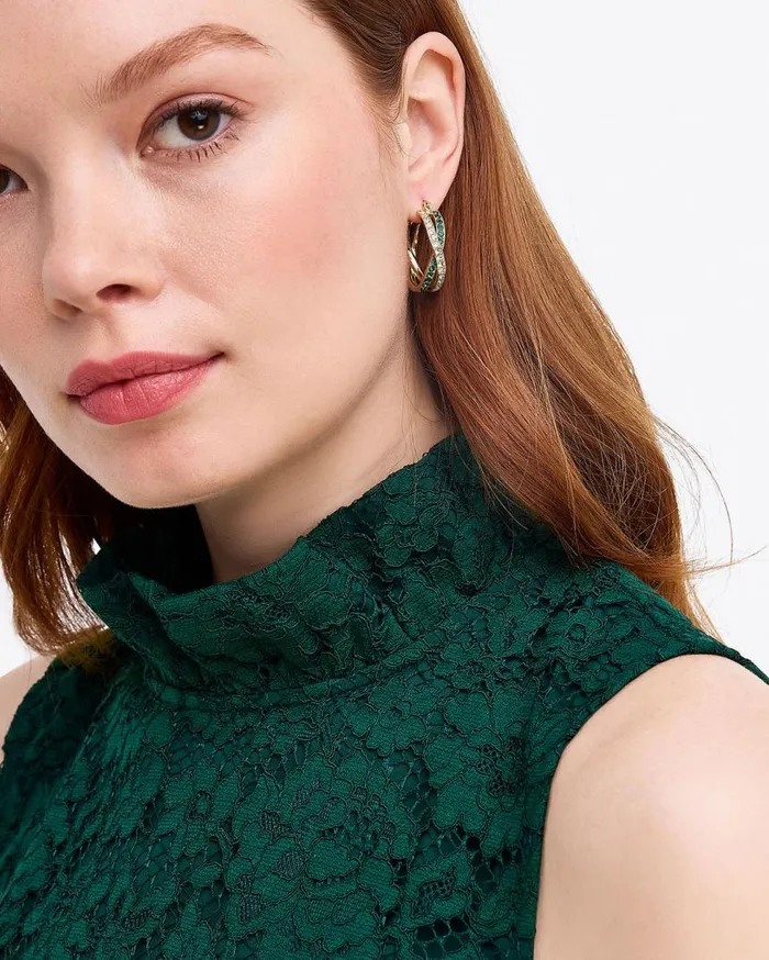 Draper James Jewelry Women Cross Over Hoops