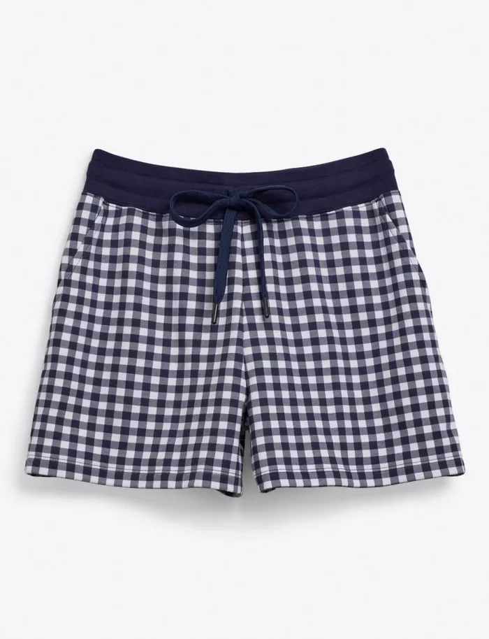 Draper James Lounge and Pajamas Women Natalie Sweatshorts In Gingham