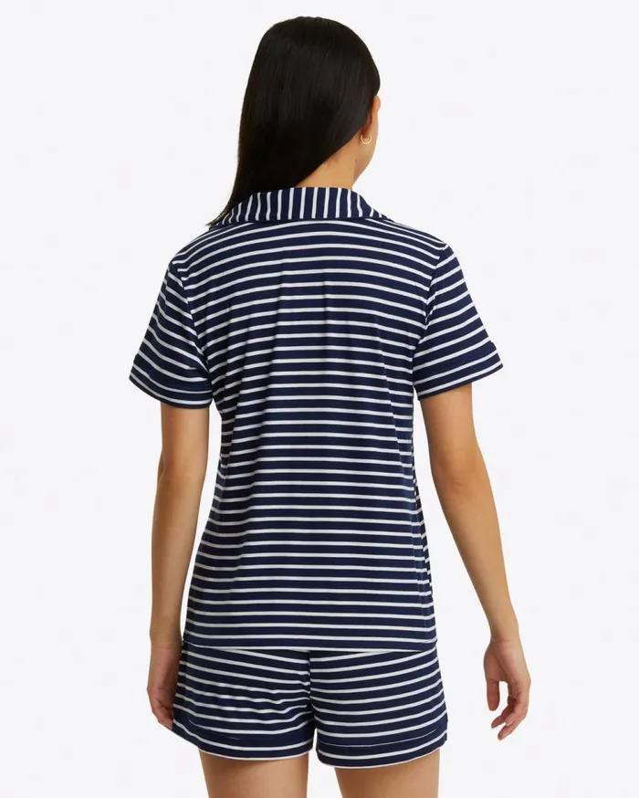 Draper James Lounge and Pajamas Women Sara Pajama Set In Nautical Stripe