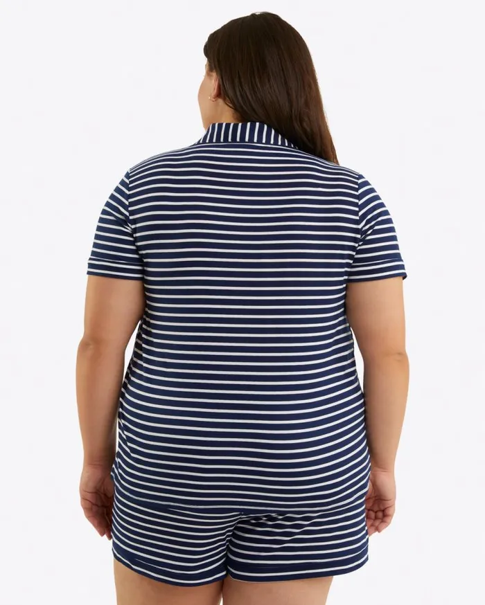 Draper James Lounge and Pajamas Women Sara Pajama Set In Nautical Stripe