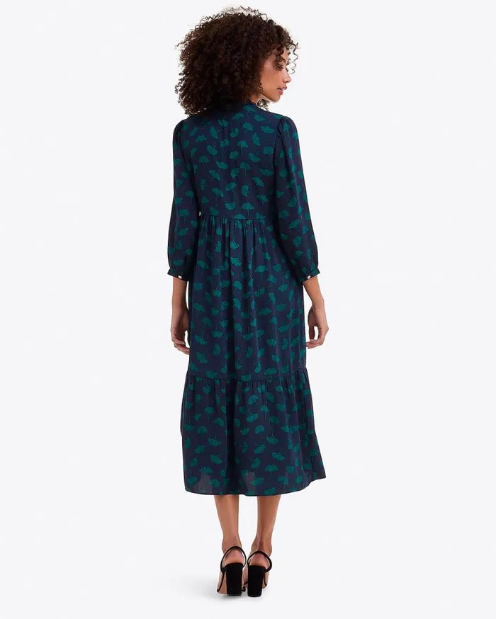 Draper James Midi and Maxi Women Katie Midi Dress In Ginko Leaf