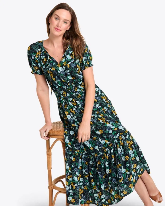 Draper James Midi and Maxi Women Mackenzie Midi Dress In Jasmine Frost