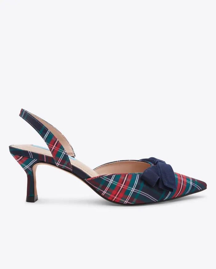 Draper James Mini Women Tess Slingback In Georgia Plaid