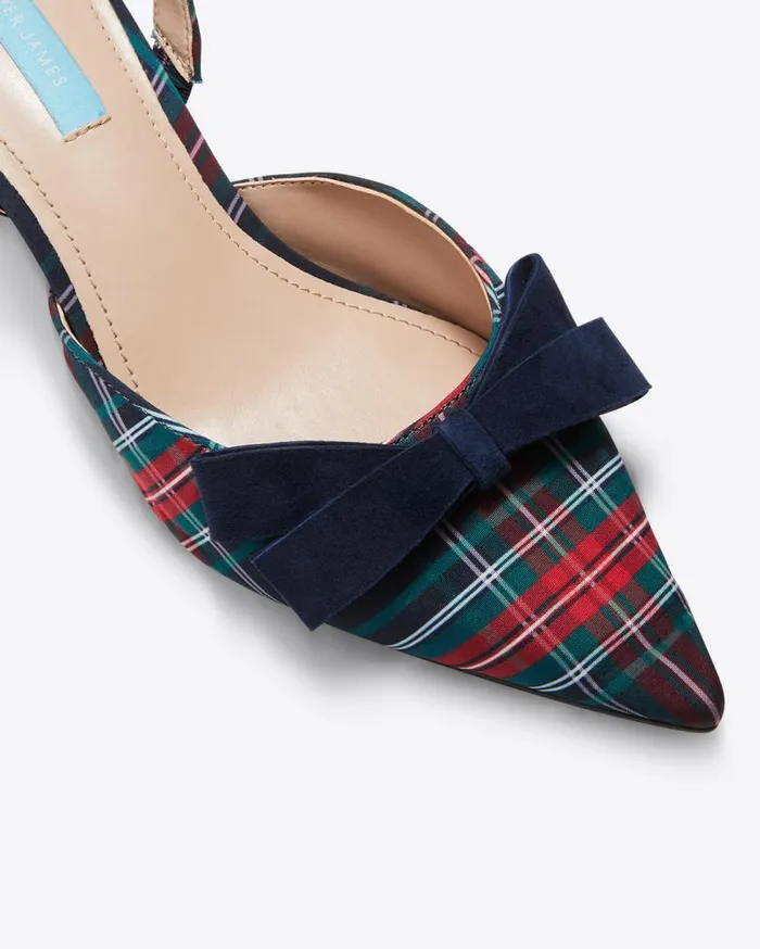 Draper James Mini Women Tess Slingback In Georgia Plaid