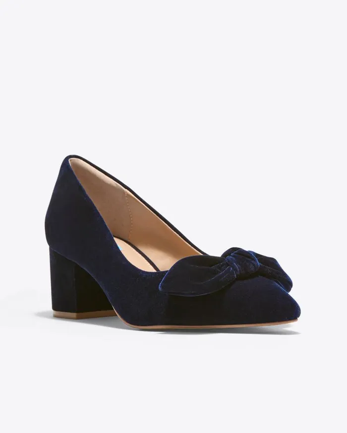 Draper James Shoes Women Frances In Navy Velvet