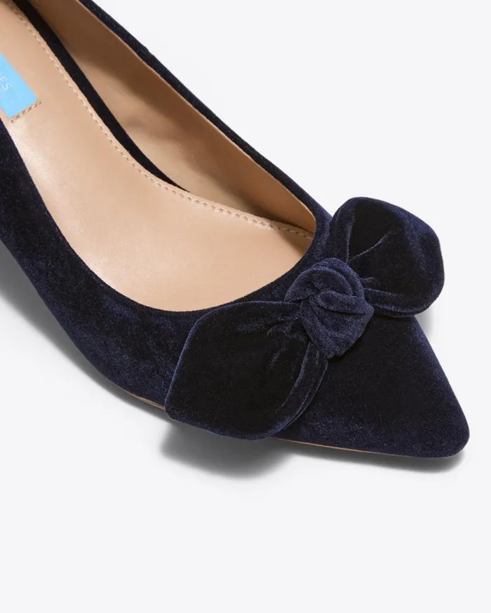Draper James Shoes Women Frances In Navy Velvet