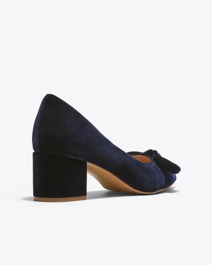 Draper James Shoes Women Frances In Navy Velvet