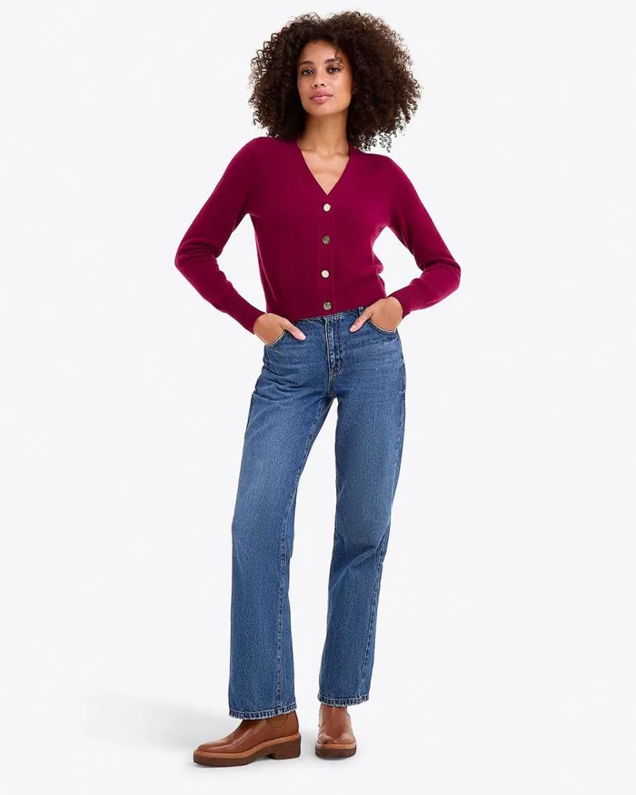 Draper James Sweaters Women Cashmere VNeck Cardigan