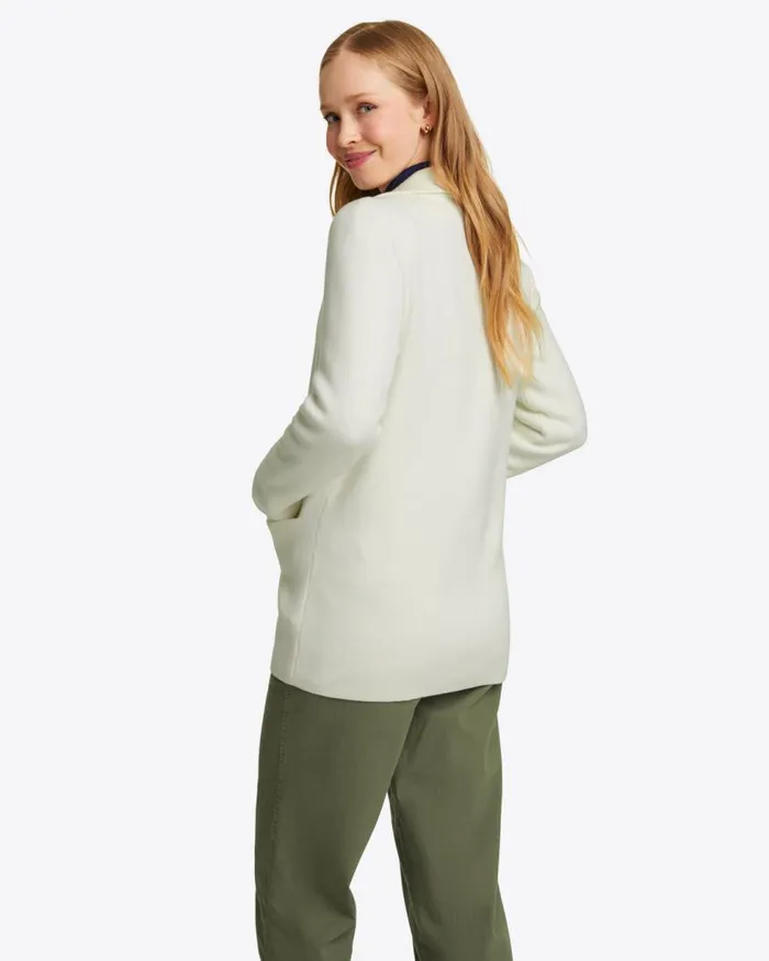 Draper James Sweaters Women Sweater Knit Blazer In Magnolia White