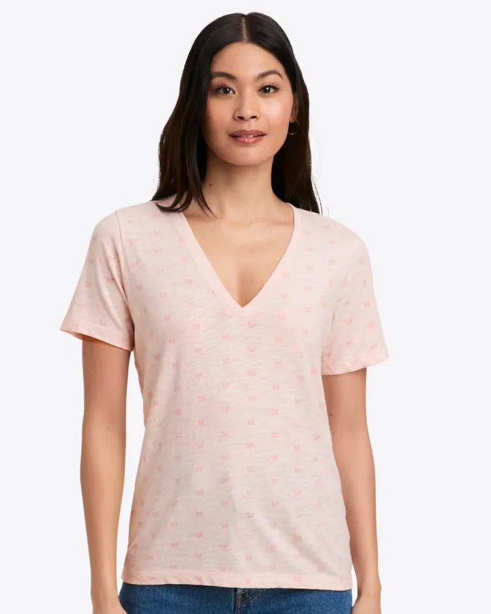 Draper James Tops Women Butterfly TShirt
