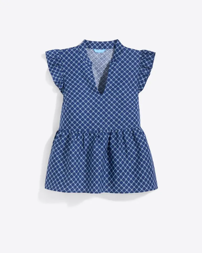 Draper James Tops Women Penelope Top In Linen