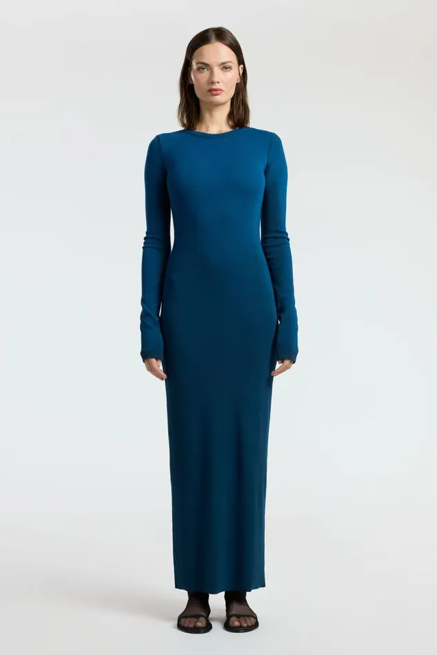 Dresses Skirts Women COTTON CITIZEN Verona Crewneck Maxi Dress Harbor Cast