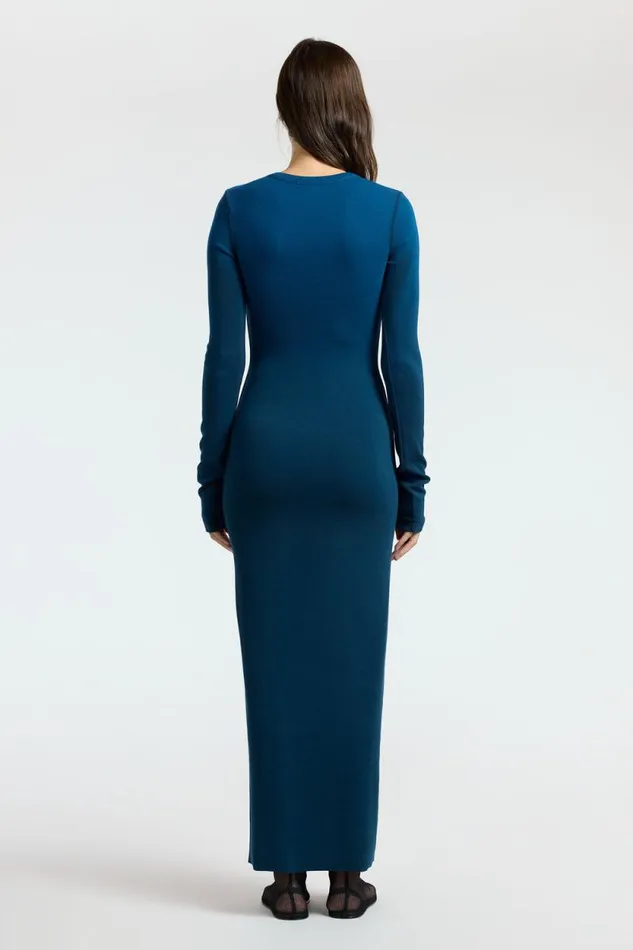 Dresses Skirts Women COTTON CITIZEN Verona Crewneck Maxi Dress Harbor Cast Dresses Skirts Women COTTON CITIZEN Verona Crewneck Maxi Dress Harbor Cast